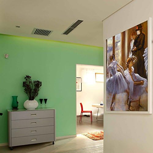 Зелената стая, в Операта - Възпроизвеждане на картини с маслени бои ръчно изработени Едгар Дега, а Туристи Танцьори,