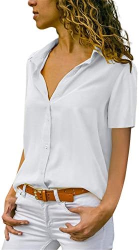 Ризи с къс ръкав за жени, Блузи, Модни Ежедневни Летни с Графичен Кръгло деколте, по-Леки, по-Големи Размери,