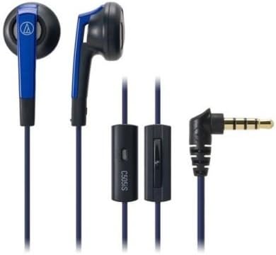 Слушалки за смартфони Audio-Technica ATH-C505iS BL, сини
