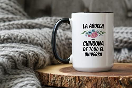 Чаша Каситики Абуэлиты. Бабини подаръци На испански. La Abuela Mas Chingona De Todo El Universo Travel Coffee