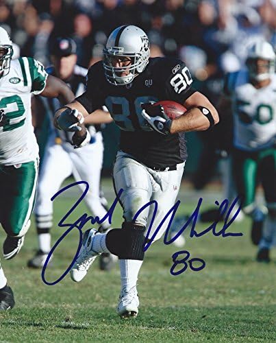 Зак Милър, Oakland Raiders, щата Аризона, Подпис, Автограф, Снимка 8x10, Coa/
