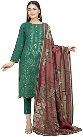 edenrobe / Зашити женски пакистано-индийски зреещи с Дупаттой, Женски Готови за носенето на Kameez-шальвары