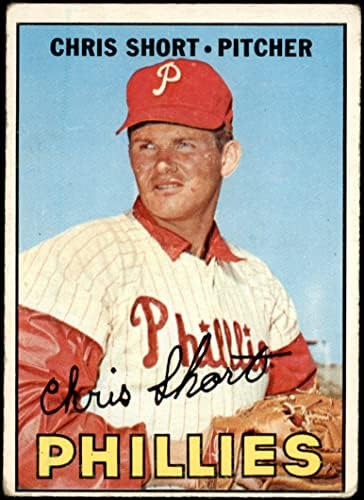 1967 Topps 395 Крис Шорти Филаделфия Филис (Бейзболна картичка) PHAIR Филис