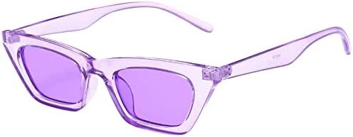 Слънчеви Очила BOJOD Square Cat Eye За жени, Модни Vintage Слънчеви Очила Cateye За жени, Черни