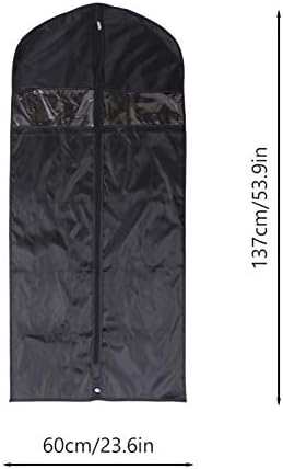 DOITOOL Черна Подвесная чанта за дрехи за пътуване и за съхранение на багаж, Чанта за костюм в гардероба, Чанта