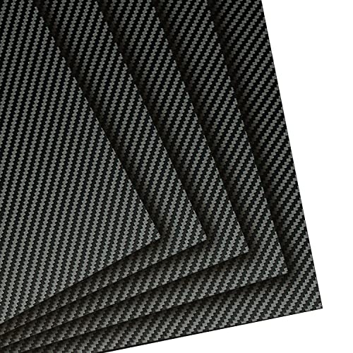 2.0 мм 200x300 мм Листове от Въглеродни влакна 3K Саржевая Matte Плоча, изработени от Въглеродни влакна