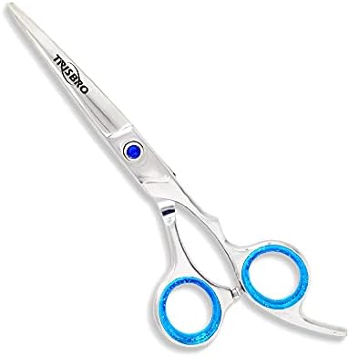 Професионални ножици за подстригване на коса -Остри ножове фризьорски салон TRISBRO за придаване на обем-Ножици