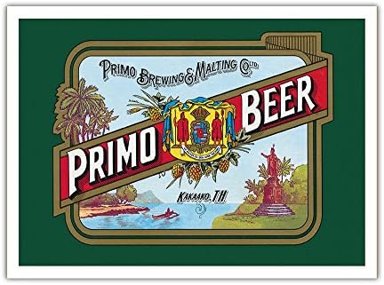 Бира Pacifica Island Art Primo Beer - Primo Brewing & Malting Co. Оод - Какаако, Т.е. Селскостопанска Територия