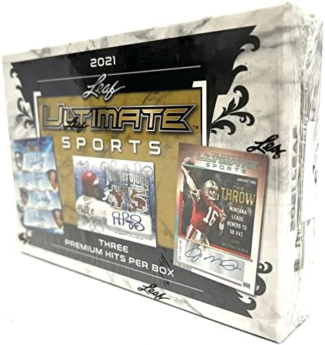 2021 Leaf Ultimate Sports Hobby Box 3 Специални карти В картонена кутия