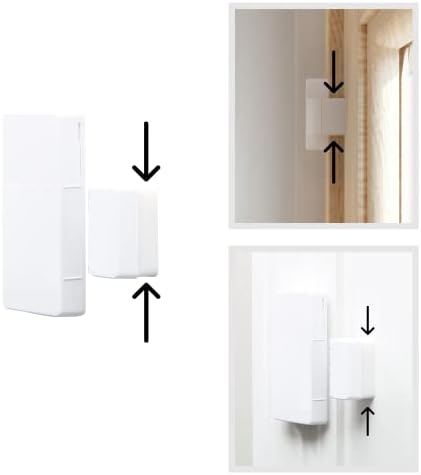 Магнитна стойка, Съвместима с Abode - Самозалепващи ленти за странично сензор магнит САМ за системи за домашно