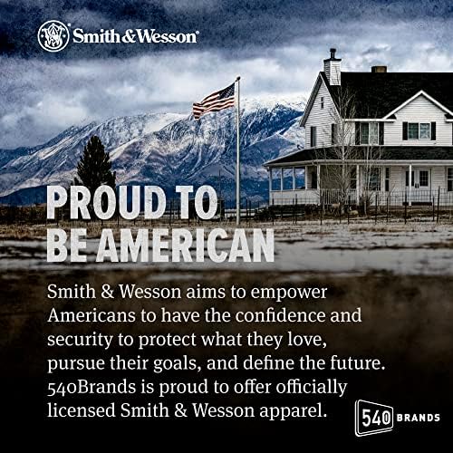 Мъжка тениска Smith and Wesson с дълъг ръкав логото на Arm, Официално Лицензирана Облекло S & W