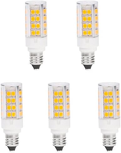 HERO-LED E11-51S-DW Мини-Канделябр E11 Base T4 JD 120V, работа на смени led халогенна лампа, 3,5 W, еквивалент