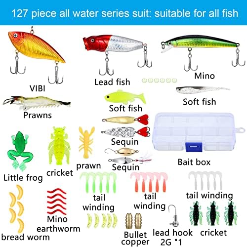 134 Бр. Набор от Риболовни Инструменти В комплект Риболовни Примамки, Инструмент За премахване на риболовни