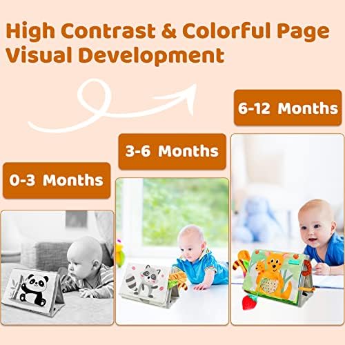 Играчки Корема Time за деца 0-3-6-12 месеца, Новородени, Огледални Играчки за Визуална Стимулация на Развитие
