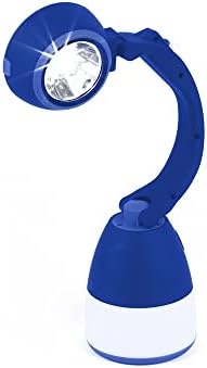 Преносим фенер Lumenology 4-в-1, лампа и фенера с USB захранване (син)