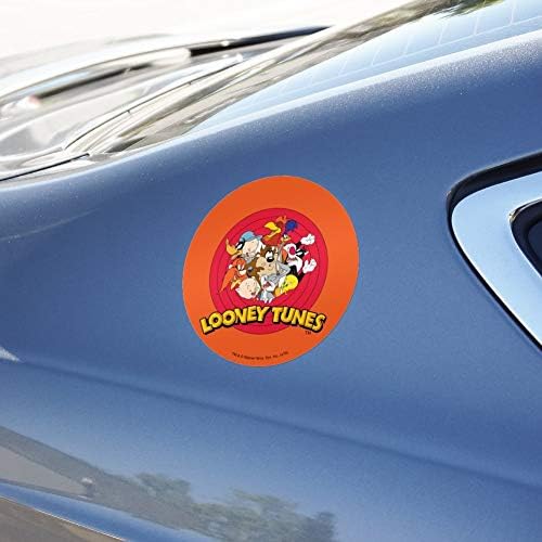 ГРАФИКА И МНОГО Други Looney Tunes Group Automotive Стикер на Бронята с Кръгово Ключалка за прозорец на кола