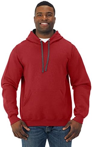 Мъжки hoody-пуловер от мека отвътре Fruit of the Стан с качулка