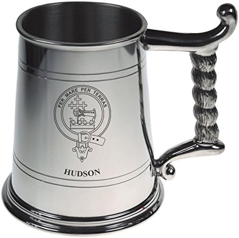 Чаша Hudson Герб с Веревочной дръжка от Надраскване купа с капацитет 1 Литър
