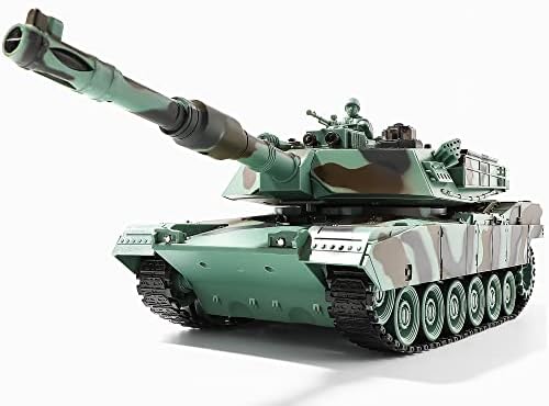 Rc танк Bvrorere, Плюшени армейски танк M1A2 Abrams с дистанционно управление, с Камуфляжным корпус, мащаб 1:28, 9 Канала, Радио-управляеми Военни машини за момчета, включително