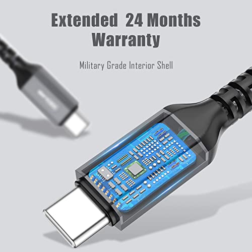 Кабел BrexLink C USB, Зарядно устройство Type C-Кабел за бързо зареждане на USB 3A за Samsung Galaxy S22 Plus