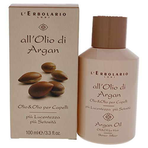 Аргановото масло L ' Erbolario за коса - Суперпитательное, Защитно и което отрежда на Блясък средство - За мекота,