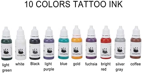 Vakitar Color Tattoo Ink, Определени Пигменти Професионални Мастила За татуировки 10 Ярки Цвята Доставка Татуировки