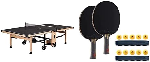 Маса за тенис на маса JOOLA Madeira за помещения с Модерен дизайн от дърво и стомана - Висококачествен маса