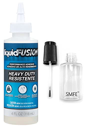 Прозрачен уретановый лепило Aleene Liquid Fusion, 4 грама в опаковка с Пластмасова флаконом-апликатор SMFE с