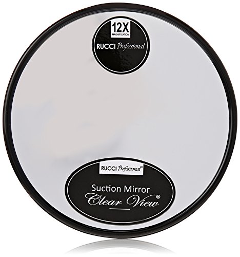 Огледалото на присоске Rucci M870, 12X, Черно, с Диаметър от 5 инча
